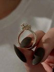 5 30 Ct Perfect Marquise Cut Lab Grown Diamond Wedding Ring Real 14k Yellow Gold