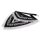 Masonic Knights Templar Commandery Apron-triangular Black Velvet Hand Embroidery