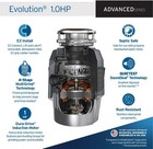 Insinkerator Evolution 1hp 1 Hp  Advanced Series Continuous Feed 1 Gray 