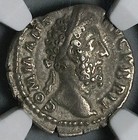 184 Ngc Ch Vf Commodus Denarius Roman Empire Roma Marcus Aurelius Brit 26052005c