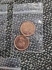 2012 Canadian Two Coin Set 1 Cent Penny Bu Red Last Yr Magnetic   Non Zinc Steel