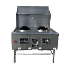 Nsf 13  Chinese Wok Range W  Water Fall Natural Gas Commercial Restaurant 2 Hole
