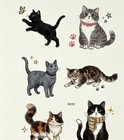 Cute Kitten Temporary Tattoos Waterproof Cat Tattoo Stickers Gift For Cat Lovers