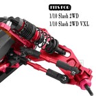 Upgrades For 1 10 Slash 2wd vxl  rc Shocks suspension Arm caster Block steeri   