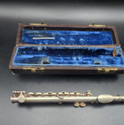 Vintage Armstrong Elkhart Silver-plated Piccolo In Key Of D  Sn 33251 With Case