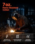 Vevor Flame-resistant Welding Jacket L-sized 7oz Fr Cotton Welding Safety