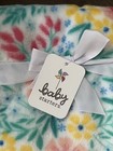 Baby Starters Blanket Flowers Fleece Colorful White Yellow Pink Green Red  Soft