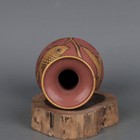 7  China Antique Song Dynasty Ru Kiln Red Glaze Fish And Lotus Flower Chart Vase