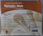 Country Gospel Hits Volume 4 Christian Karaoke Style New Cd g Daywind 6 Songs