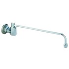 Aa-510g Faucet Single Wall Mount Wok Range With 14  Spout   3 8  Male Inlet