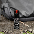 Police Magnum 3oz Safety Lock Pepper Spray Black Holster Belt Clip Security