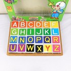 Vintage Korean Alphabet Block Learning Set Educational Toy Abc Cubes 1997