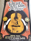 Original Willie Nelson Poster New Years Eve Nye Acl Austin Tx 2015 S n   30 Rare