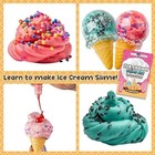 Original Stationery Ice Cream Slime Kit Soft Clay  Activator  Scents  Case