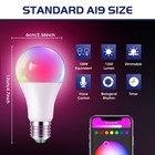Dual Bulb  Smart  2 9w 806lm  W  E26  Pack  Alexa google Bt   Mode  Wifi Rgbcw 