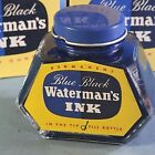 Vintage Waterman s Ink - Blue Black - Lot Of 3 Bottles - New Old Stock Nos