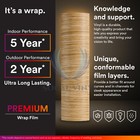 Gloss Matte 60  Wood Grain Vinyl Wrap Sticker Decal Car Home Kitchen Decoration