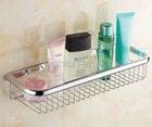 450mm New Chrome Wall Bathroom Shower Caddy Wire Basket Storage Shelves Fba514