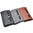 New 2pcs Pu Leather Tobacco Pouch - Smell Proof   Waterproof - Herb Storage Bag