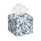 Tissue Box Cover Square vintage Floral And Blue Bird Tissue Box Holder Color18