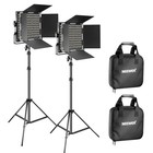 Neewer 2 Pack 660 Led Video Light With Stand 75in