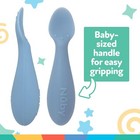 Silicone Mini Spoons -  2-pack  Baby-led Weaning Spoons For Babies
