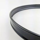 2 Pcs 20  Bass Drum Hoops Black Metal Bass Drum Hoops Black Coated 2pcs pack 