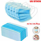 50 100 500 3 Ply Ear Loop Face Mask Non Medical Surgical Dental Disposable Masks
