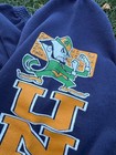 Vintage Kids Medium Notre Dame Fighting Irish Cuff Jogger Sweatpants Navy Usa