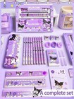 Sanrio Kuromi Cinnamoroll My Melody School Stationery Gift Set Pen Pencil Game