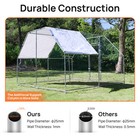 Large Walk In Chicken Coop Backyard Hen House Outdoor Farm Ranch Poultry Cage