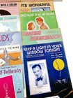 Lot Of 13 Vintage Piano Sheet Music Musicals 1930 1940 Productions