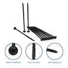 Lag Screws 6 Inch  50pcs Heavy Duty Construction Screw  Structural Wood Screw   