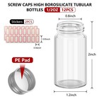 12 Pack Glass Bottle 15 Ml Mini Bottles 1 2 Oz Mini Glass Bottles Small Glass   