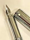 New Sheaffer Fountain Pen - Intensity - Chrome  Fine Or Medium Nib  With Box