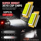 2pcs H4 Super Led Headlight For Yamaha Apex Gt Rx10gt 2006-2010 Snowmobile Bulbs