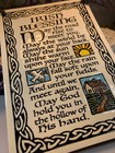 Irish Blessing Wall Art Ireland Plaque Irish Gift Religious New Home Gift