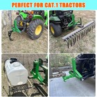 3 Point 2  Trailer Hitch Receiver Drawbar Adapter For Category 1 Tractor kubota