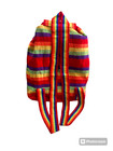 Backpack   Hippie Gear   Mexican Made   Authentic Pinzon    Rainbow