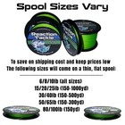 Reaction Tackle Braided Fishing Line   Braid - White- 4 Or 8 Strands