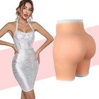 Share Silicone Butt Hip Enhancement Open Crotch Pants Artificial Hip Shaper Pad