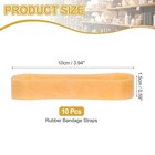10pcs 3 9 Inch Rubber Bandage Straps  Ceramic Rubber Model Wrap Band