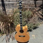 Gibson 2002 J-185 Ec Quilt Top Acoustic-electric Guitar W  Case - Natural