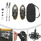 21 Inch Snowshoes With Adjuatable Trekking Poles Snowshoes For Skiing 53 20cm