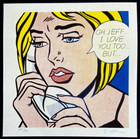 Roy Lichtenstein Lithograph Coa Original Signed Numbered Limited  kaws 