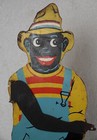 Antique Lawn Sprinkler Farmer In Blue Jeans Straw Hat Cleveland Ohio