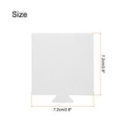 100pcs Mini Cake Boards Mousse Cake Cardboards Square For Cake Bases White