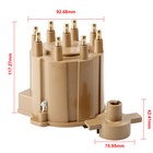 Distributor Cap rotor Button Kit For Chevy Pontiac Gmc Hei 305 350 454 5 7l 5 0l