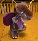 Purple Dragon Plush Stuffed Animal Dakin 1983