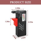 Battery Tester Checker  Universal Small For Aaa Aa C D 1  Red